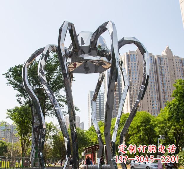 济南精致的不锈钢螃蟹雕塑