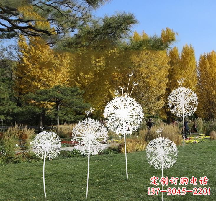 济南不锈钢蒲公英景观雕塑艺术与美的完美结合