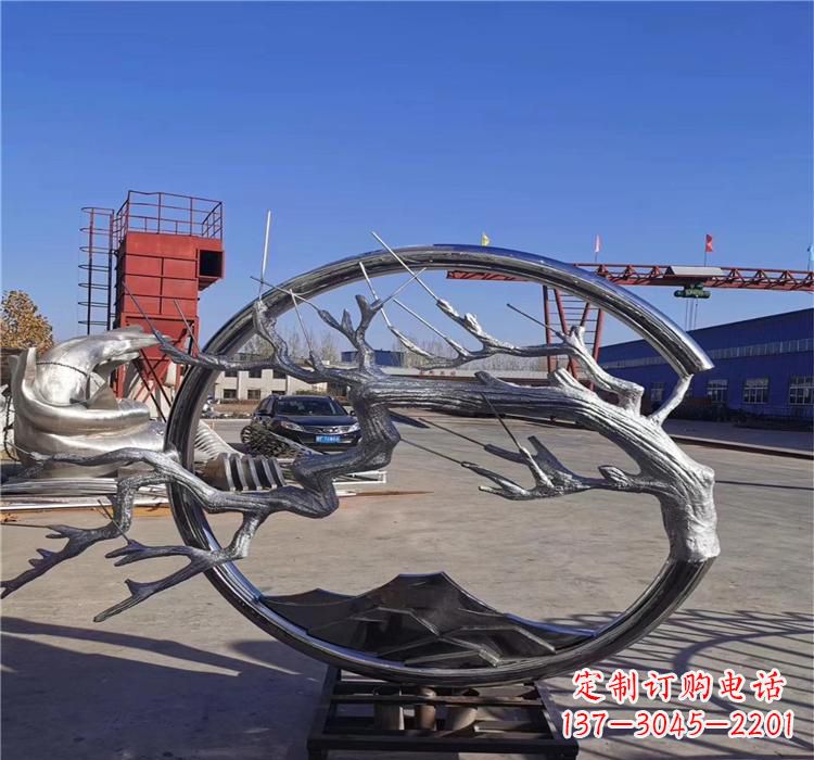 济南不锈钢树枝雕塑艺术与自然的完美结合
