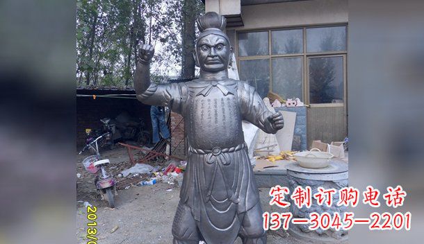 济南不锈钢四大天王雕塑神圣守护者