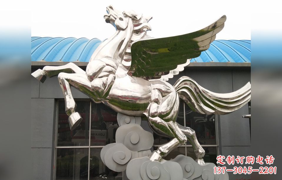 济南不锈钢飞马雕塑艺术的精髓