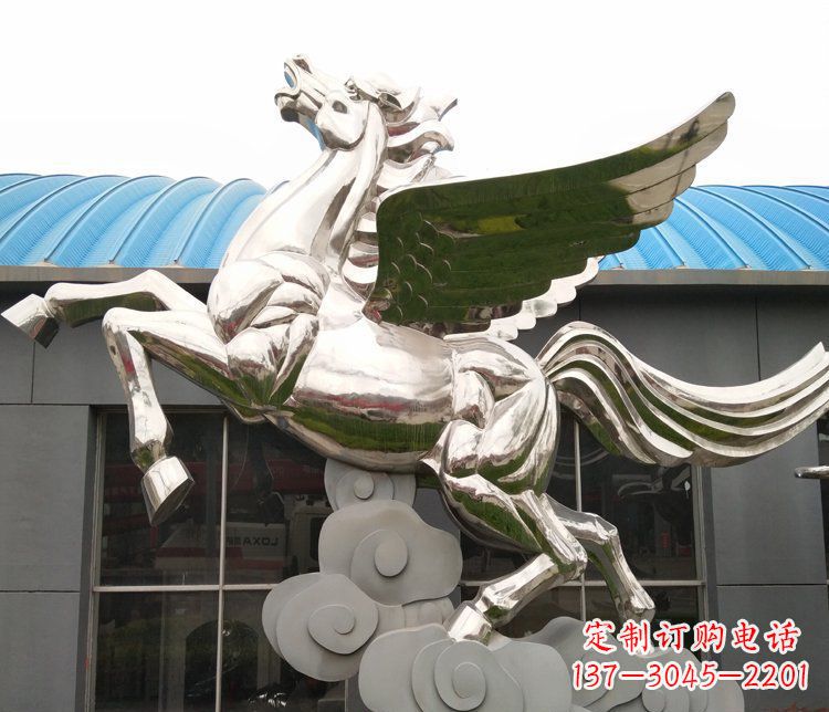 济南不锈钢踏云飞马——给城市带来动感与灵气