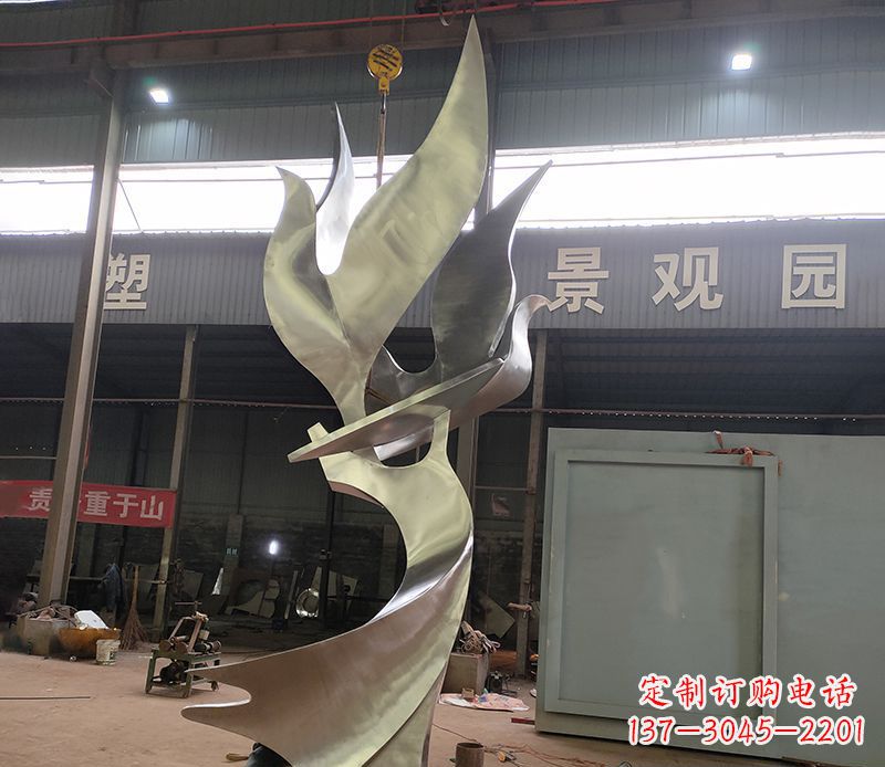 济南不锈钢天鹅雕塑传承自然之美