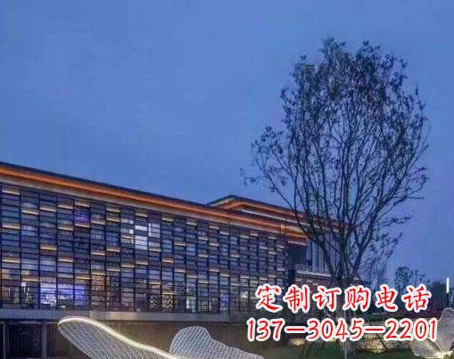 济南不锈钢网状蝴蝶雕塑——精美而优雅