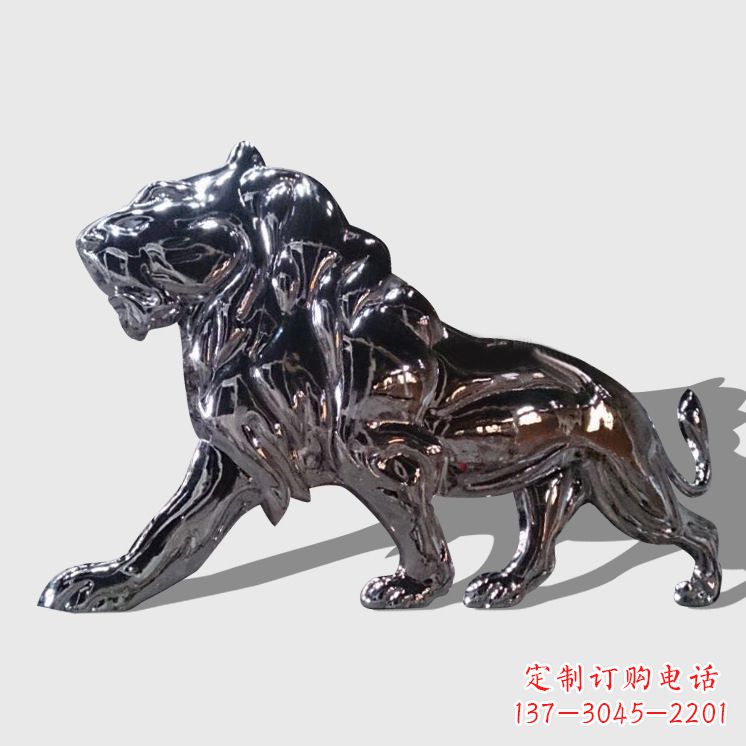济南不锈钢西洋狮子雕塑