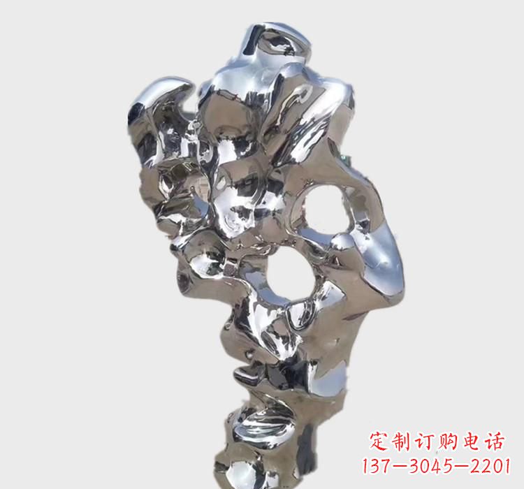 济南不锈钢太湖石雕塑艺术的精致表现