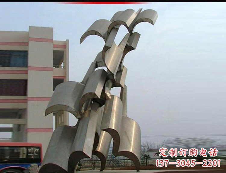济南不锈钢书籍雕塑——记录着校园文化的精彩历史