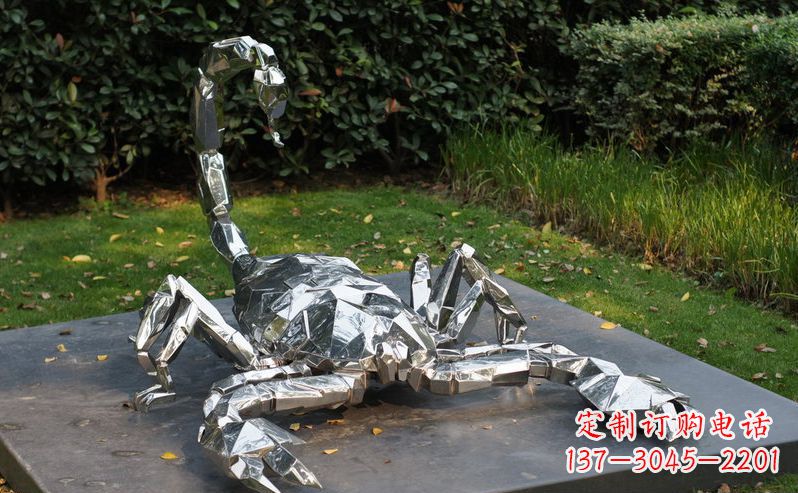 济南不锈钢蝎子雕塑