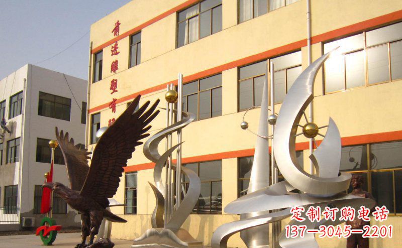 济南不锈钢雄鹰雕塑