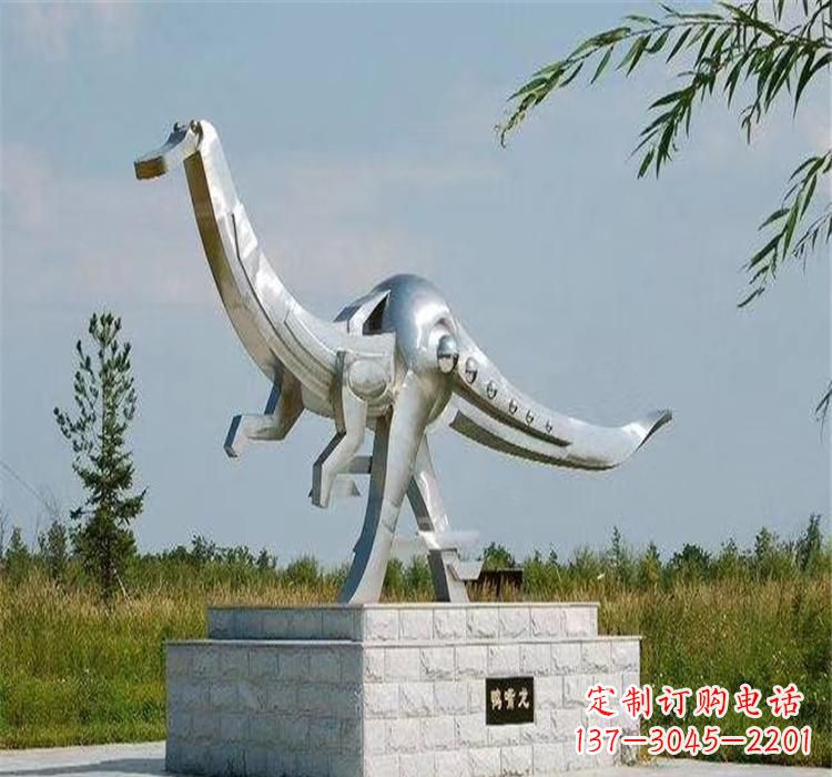 济南不锈钢鸭嘴龙雕塑传承独特艺术魅力