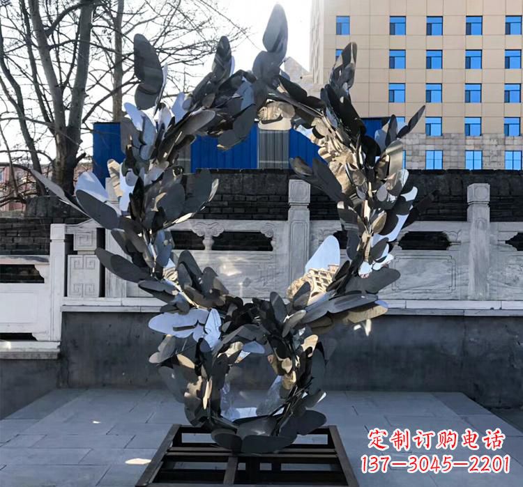 济南不锈钢艺术蝴蝶景观雕塑