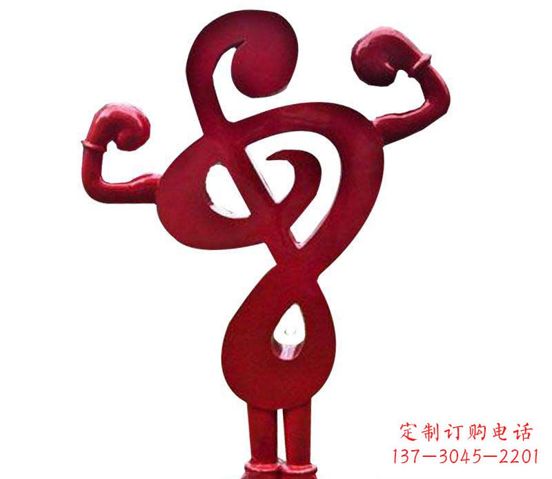 济南音符之美——不锈钢音符雕塑