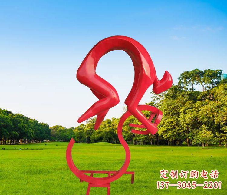 济南不锈钢自行车雕塑精致美观的园林装置