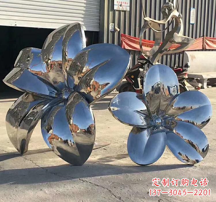 济南不锈钢荷花雕塑美丽又耐用