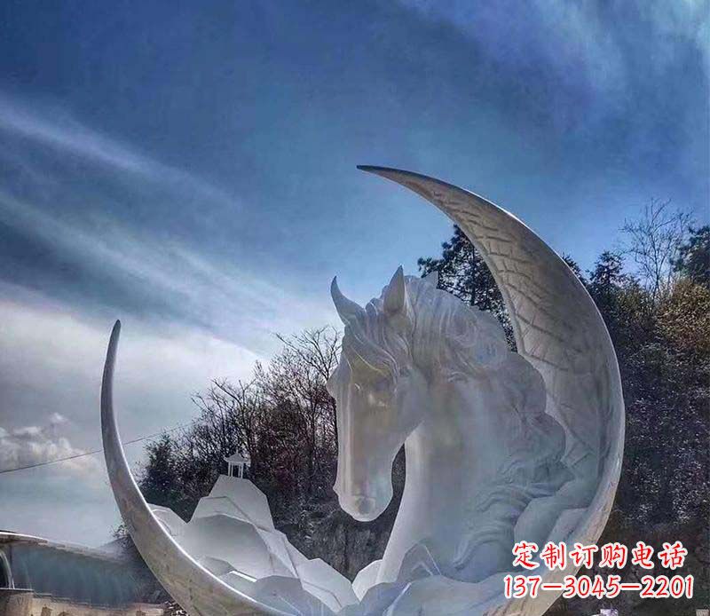 济南不锈钢月亮雕塑一种独特的艺术品