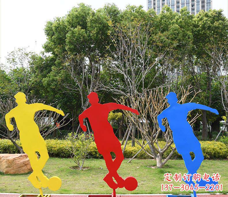 济南不锈钢足球雕塑激发运动激情