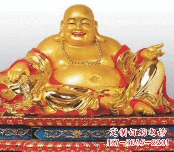 济南弥勒佛铜雕的精美