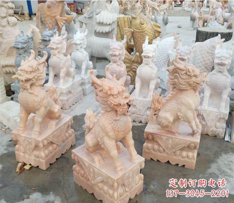 济南麒麟雕塑传承文化之美