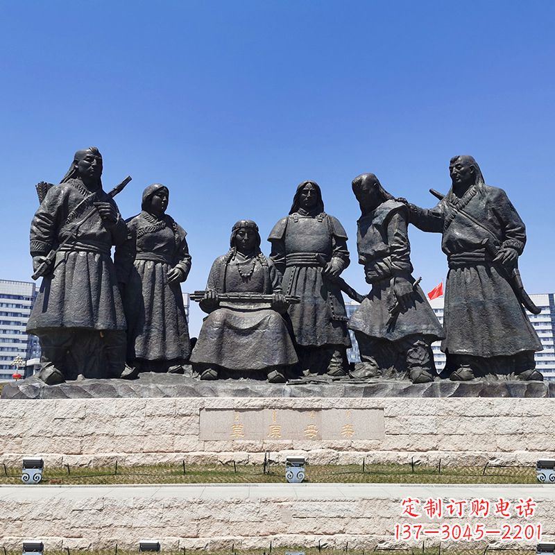 济南草原母亲——传承爱的雕塑