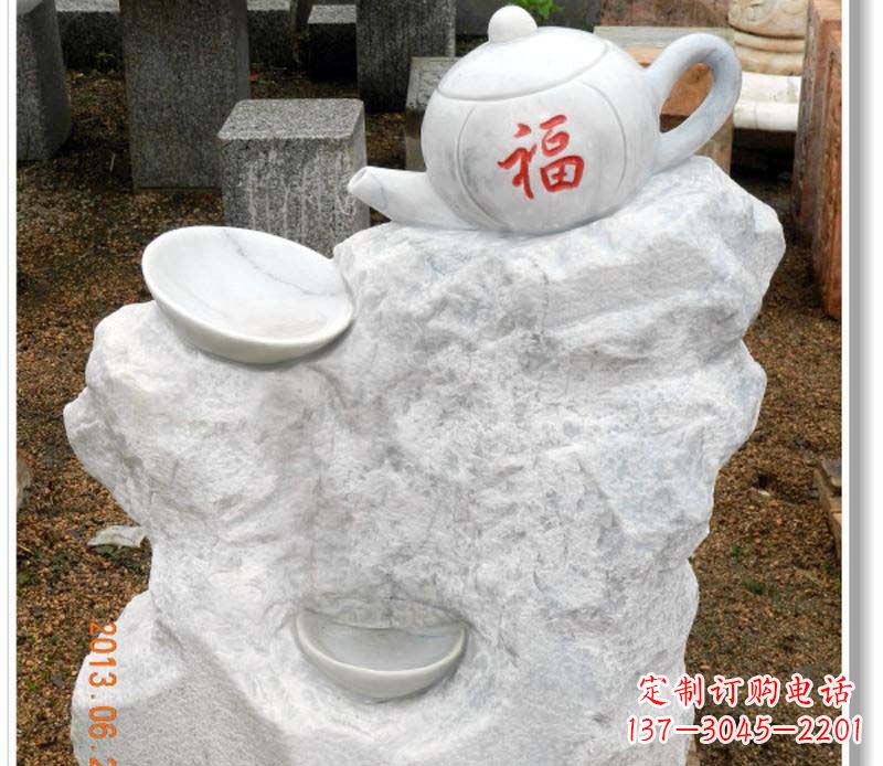 济南茶壶广场景观石雕