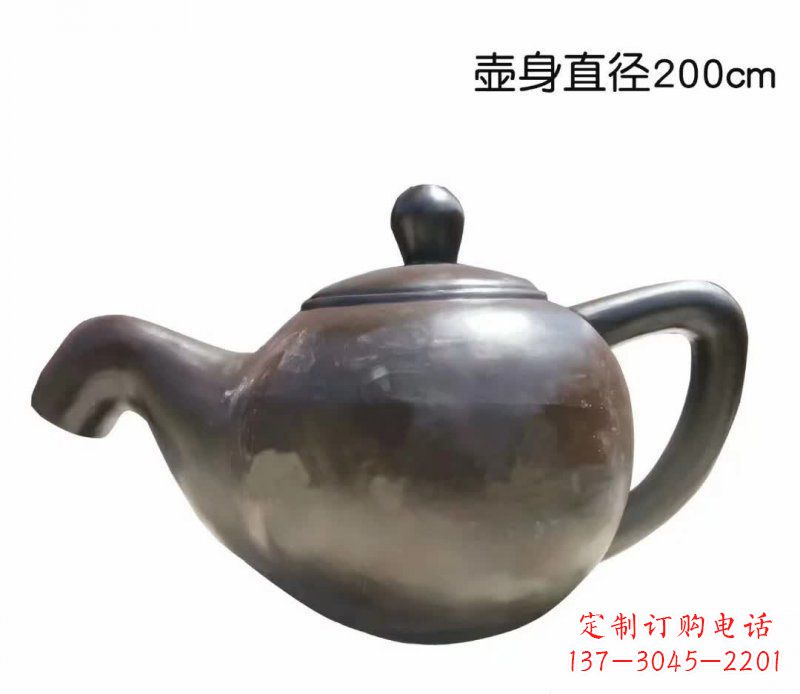 济南青铜茶壶雕塑——彰显传统文化的艺术精髓