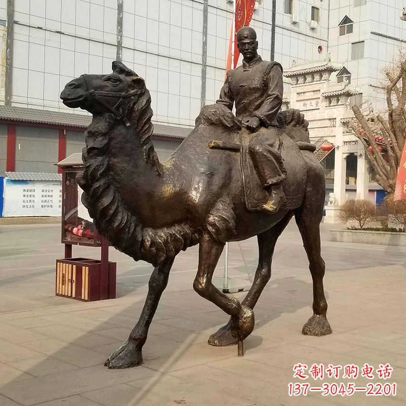 济南骆驼雕塑茶马古道上的精美艺术品