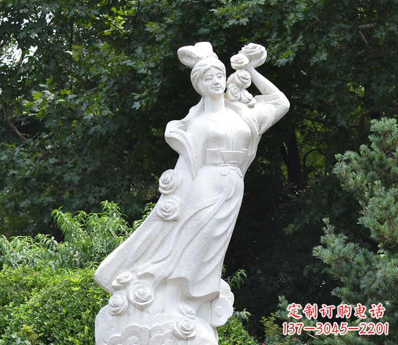 济南嫦娥奔月景观石雕