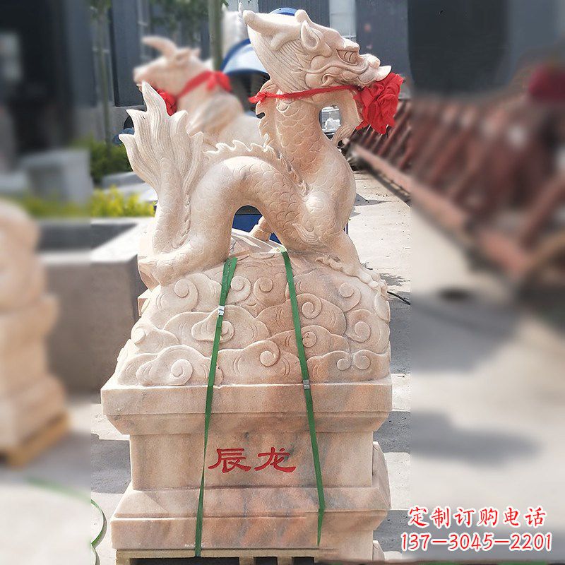 济南龙雕塑融合古典与现代