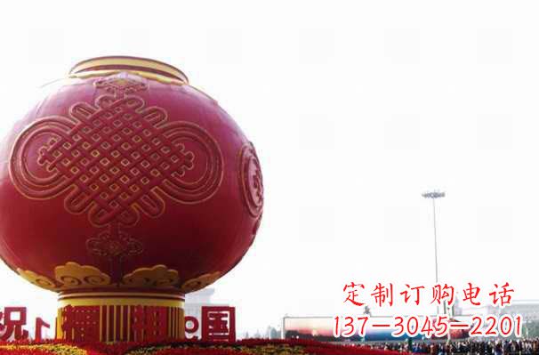 济南不锈钢灯笼雕塑——美丽城市的艺术装饰