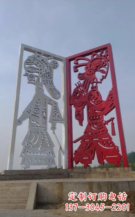 济南精美皮影戏雕塑——缔造中国城市文化新风貌