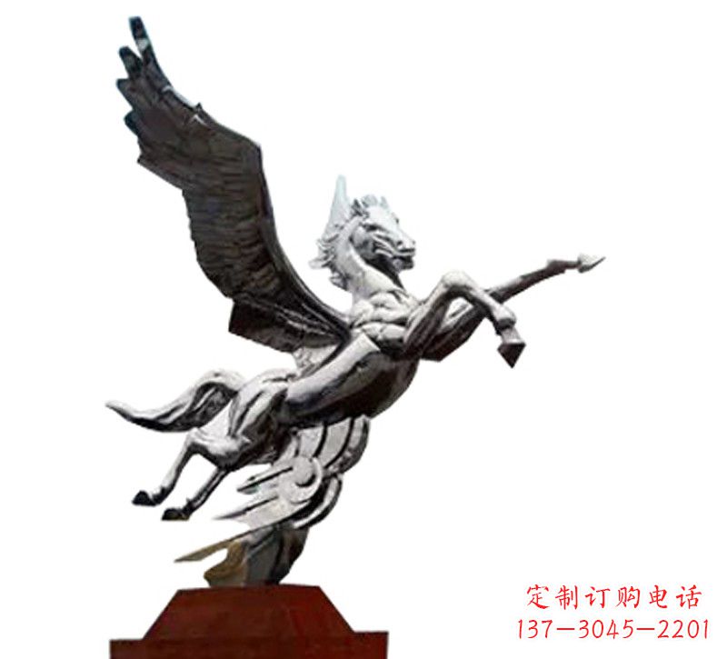 济南马雕塑不锈钢雕塑的精美绝伦