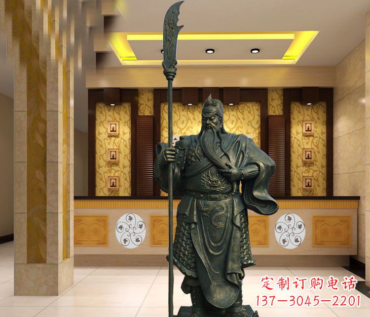 济南关公雕塑——传承弘扬中华文化