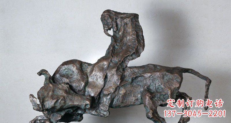 济南精美的动物铜雕,赋予公园以灵性与生机
