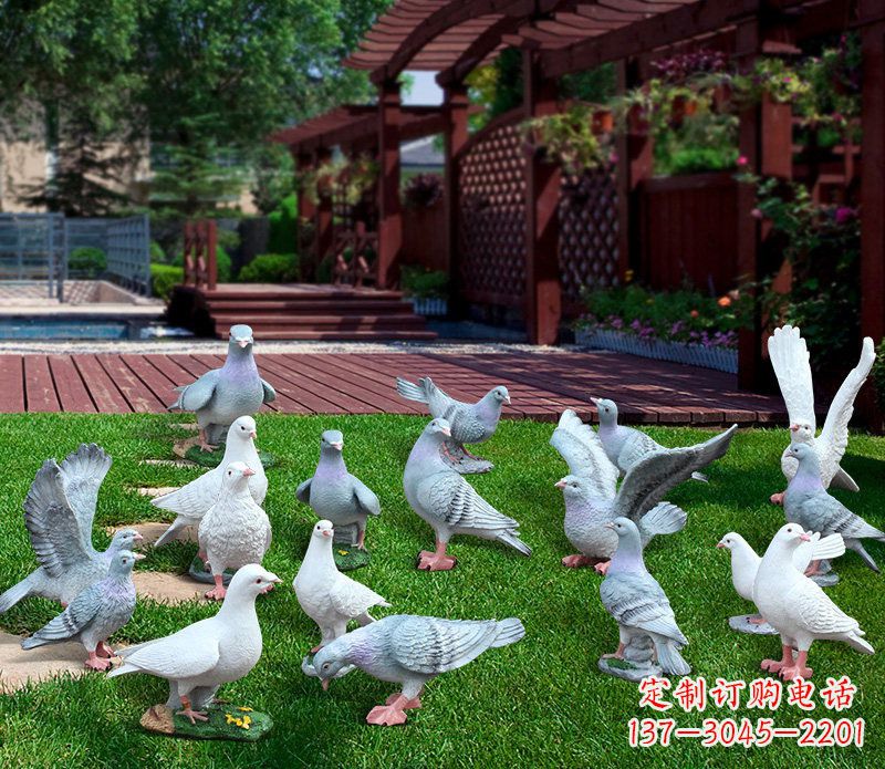 济南抽象鸽子雕塑