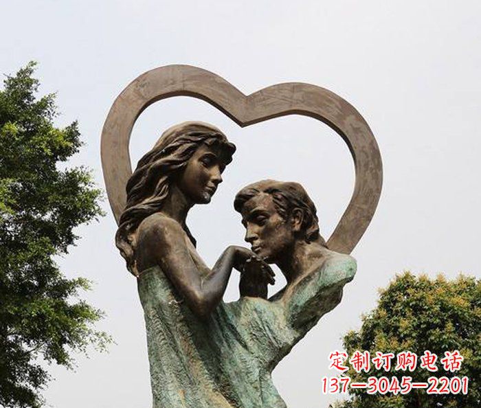 济南浪漫爱情,永恒铜雕