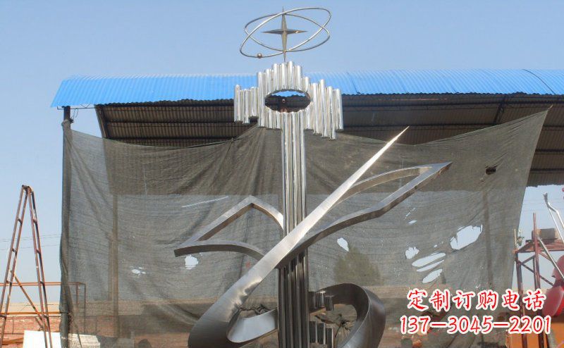 济南引领校园文化的钥匙雕塑