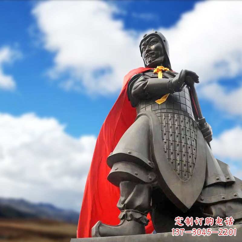 济南项羽雕塑——历史名人古代帝王的象征