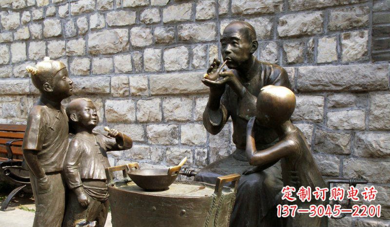 济南糖果街的精美雕塑
