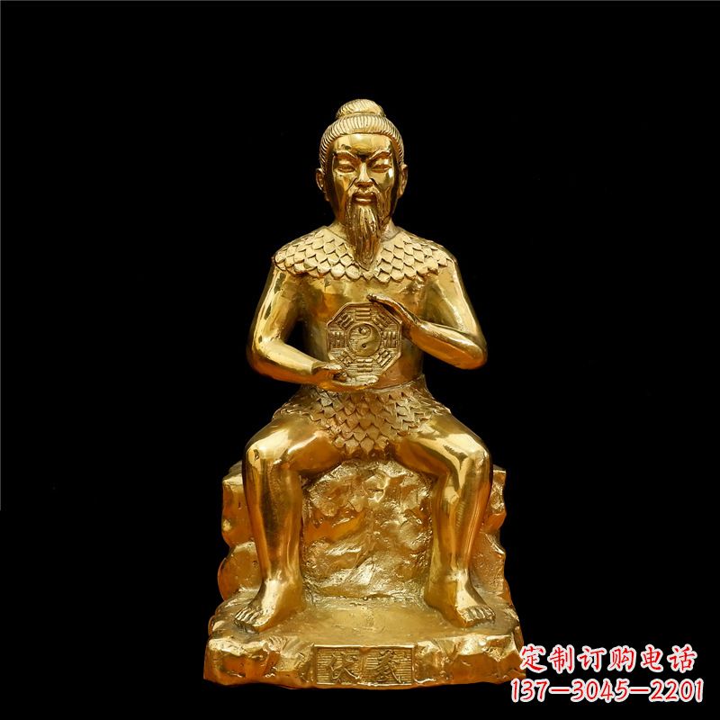 济南伏羲大帝神像汇聚古老文明中的象征