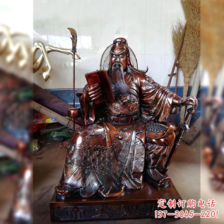 济南关公雕塑传承中华文化的珍贵标志