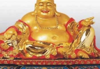 济南弥勒佛铜雕的精美