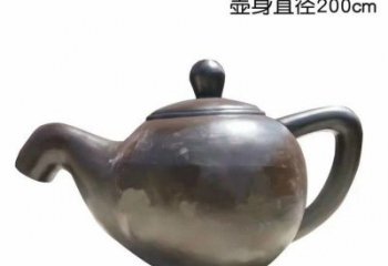 济南青铜茶壶雕塑——彰显传统文化的艺术精髓