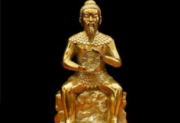 济南伏羲大帝神像汇聚古老文明中的象征