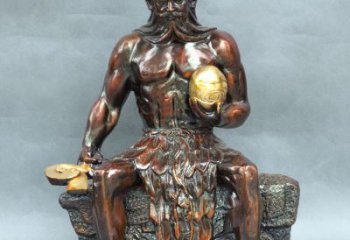 济南神农大帝坐姿雕塑像