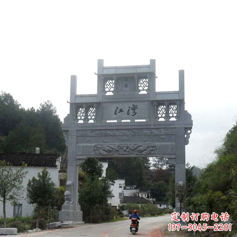 济南精美石牌坊雕塑——传承中国古典文化