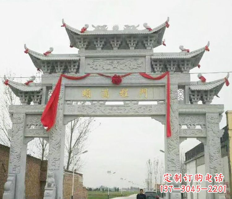 济南牌坊雕塑纪念历史,传承文化