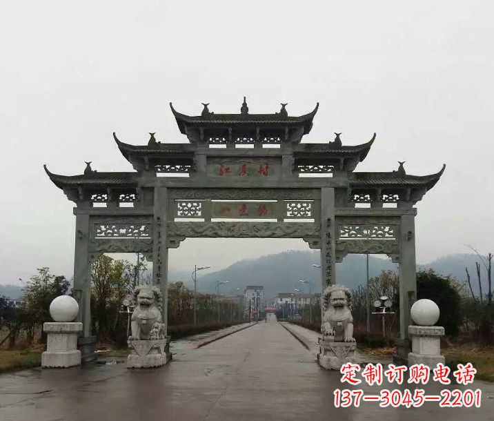 济南牌坊石雕传承民间文化