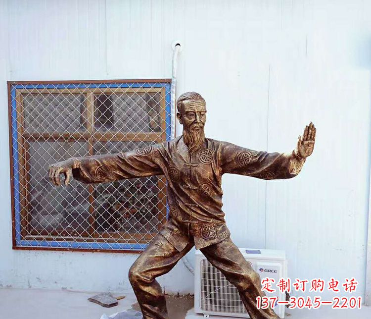 济南传承百年太极拳雕塑