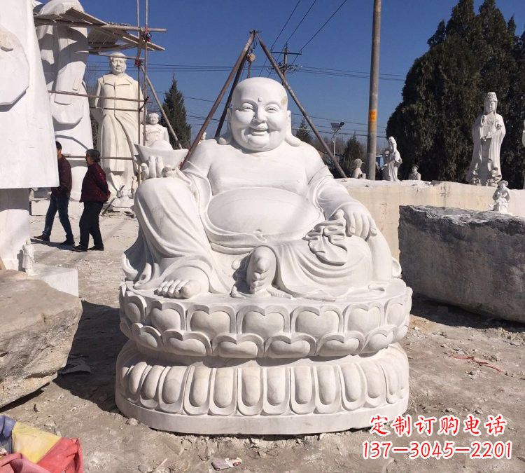 济南大肚弥勒佛石雕