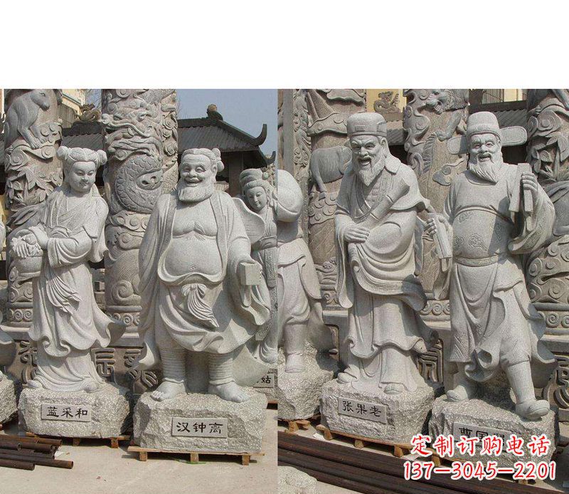 济南大理石八仙雕塑神秘的艺术之美